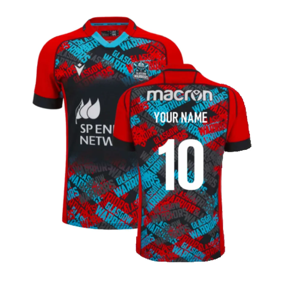 2023-2024 Glasgow Warriors Training Rugby Shirt (Your Name)