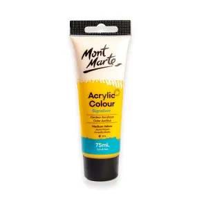 Acrylic Colour Paint Signature 75ml (2.5 US fl.oz) Tube - Medium Yellow