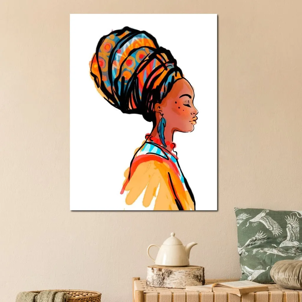 African Woman Turban