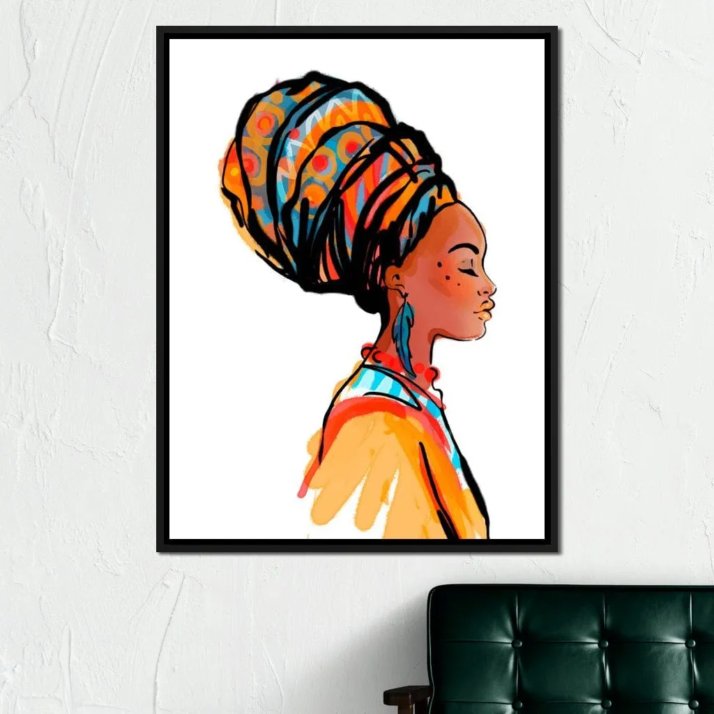 African Woman Turban