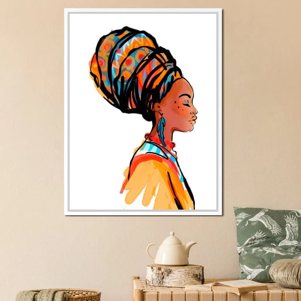 African Woman Turban