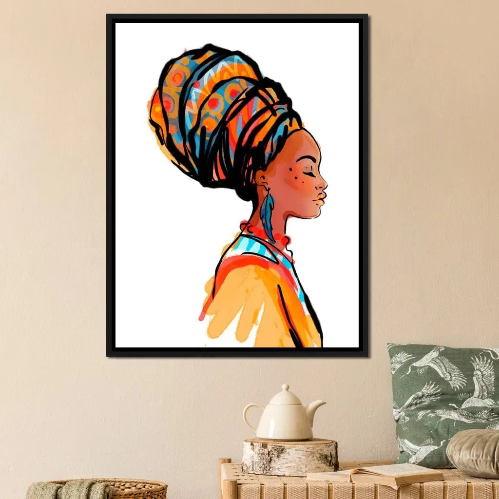 African Woman Turban