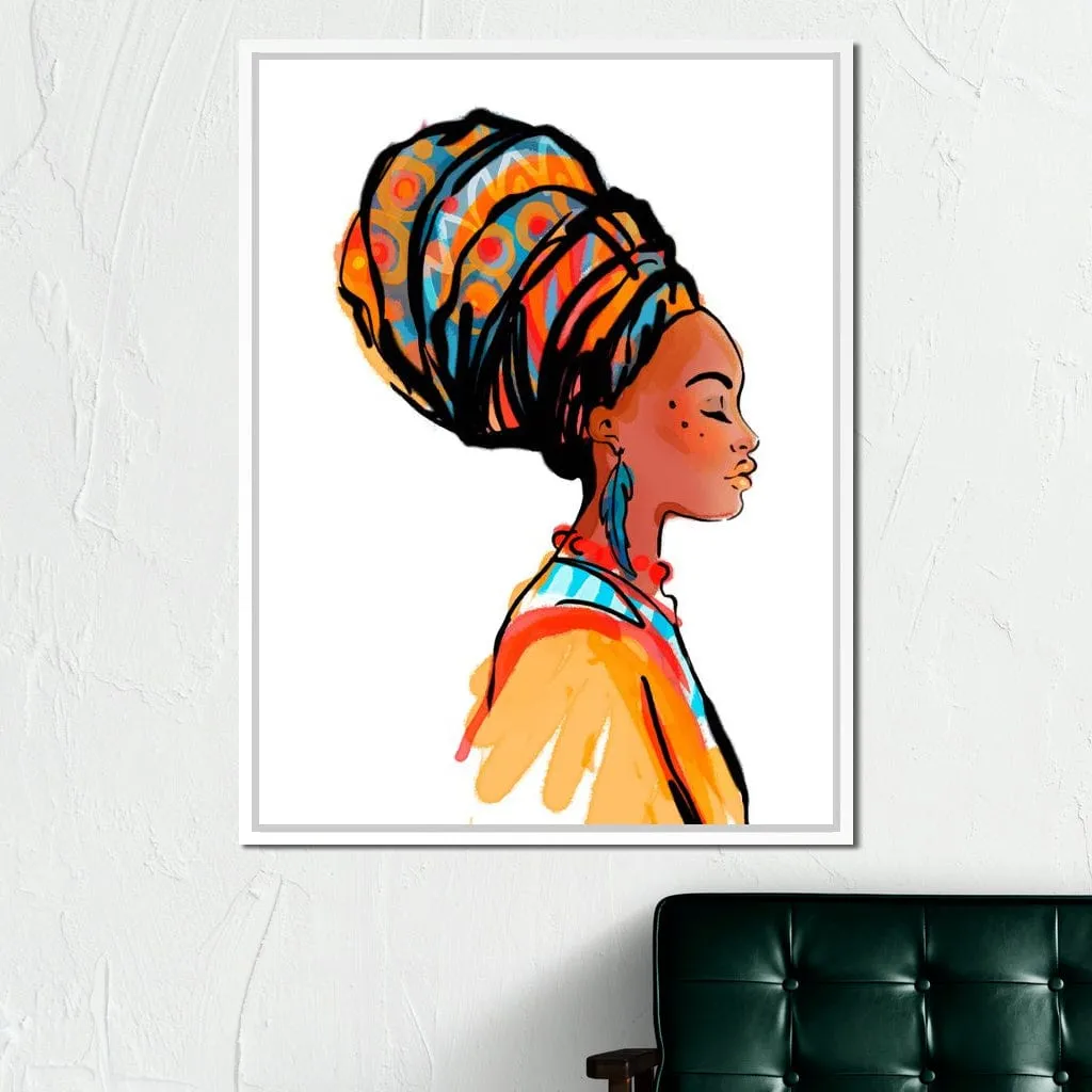 African Woman Turban