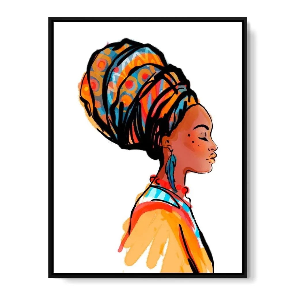 African Woman Turban