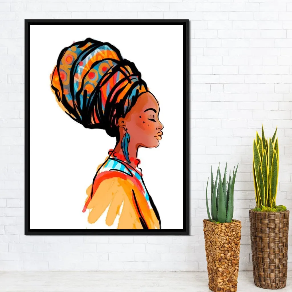 African Woman Turban