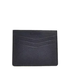 Andersons Leather Card Holder Navy