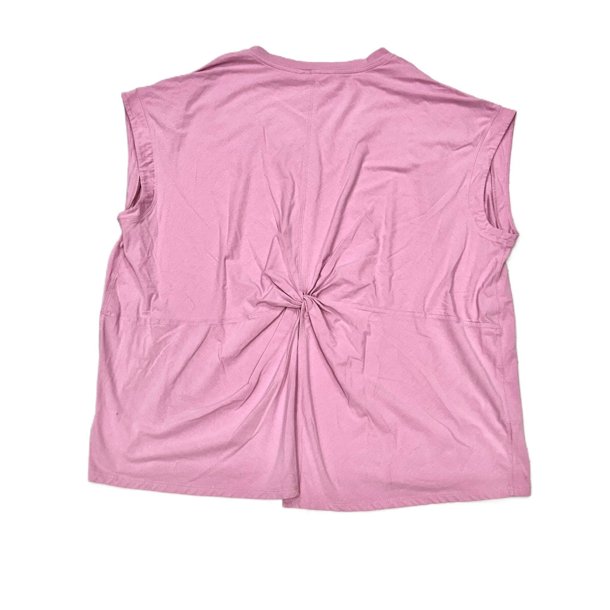 Athletic Top Short Sleeve By Athleta In Pink, Size: 2x