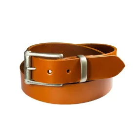 Barnes & Moore Garrison Belt - Harness Tan/Nickel