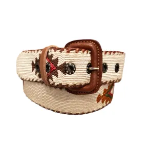 Belt with Guatemalan Silk Embroidery