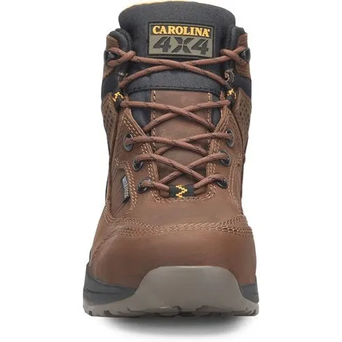 Carolina Men's Builder 5" WP Slip Resist Steel Toe Hiker Work Boot  - Brown - CA4501