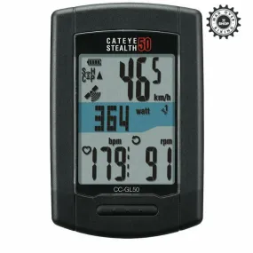 Cateye Cyclocomputer Stealth-50 Cc-Gl 50 (Gps)