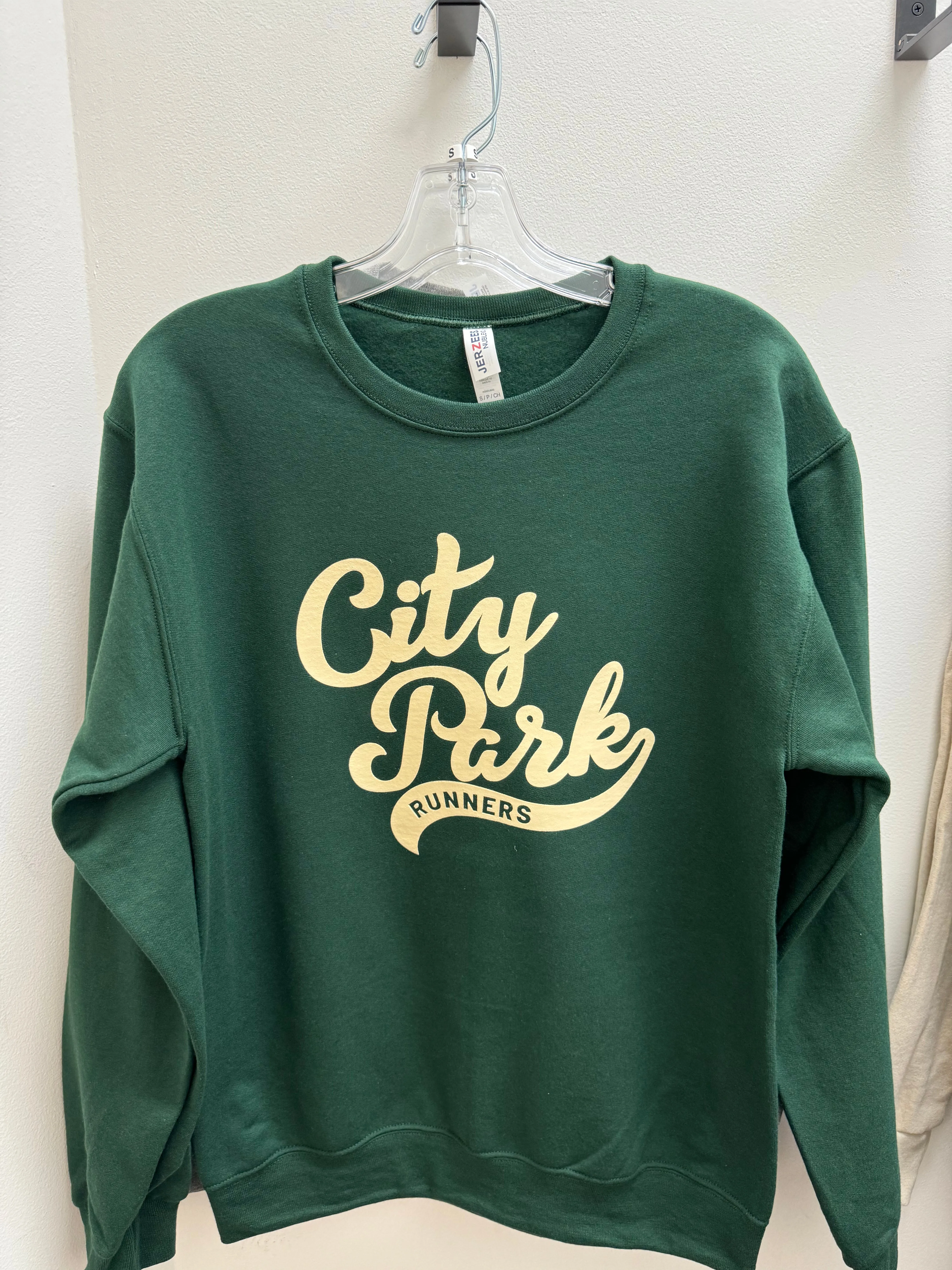 City Park Runners Retro Script Crewneck