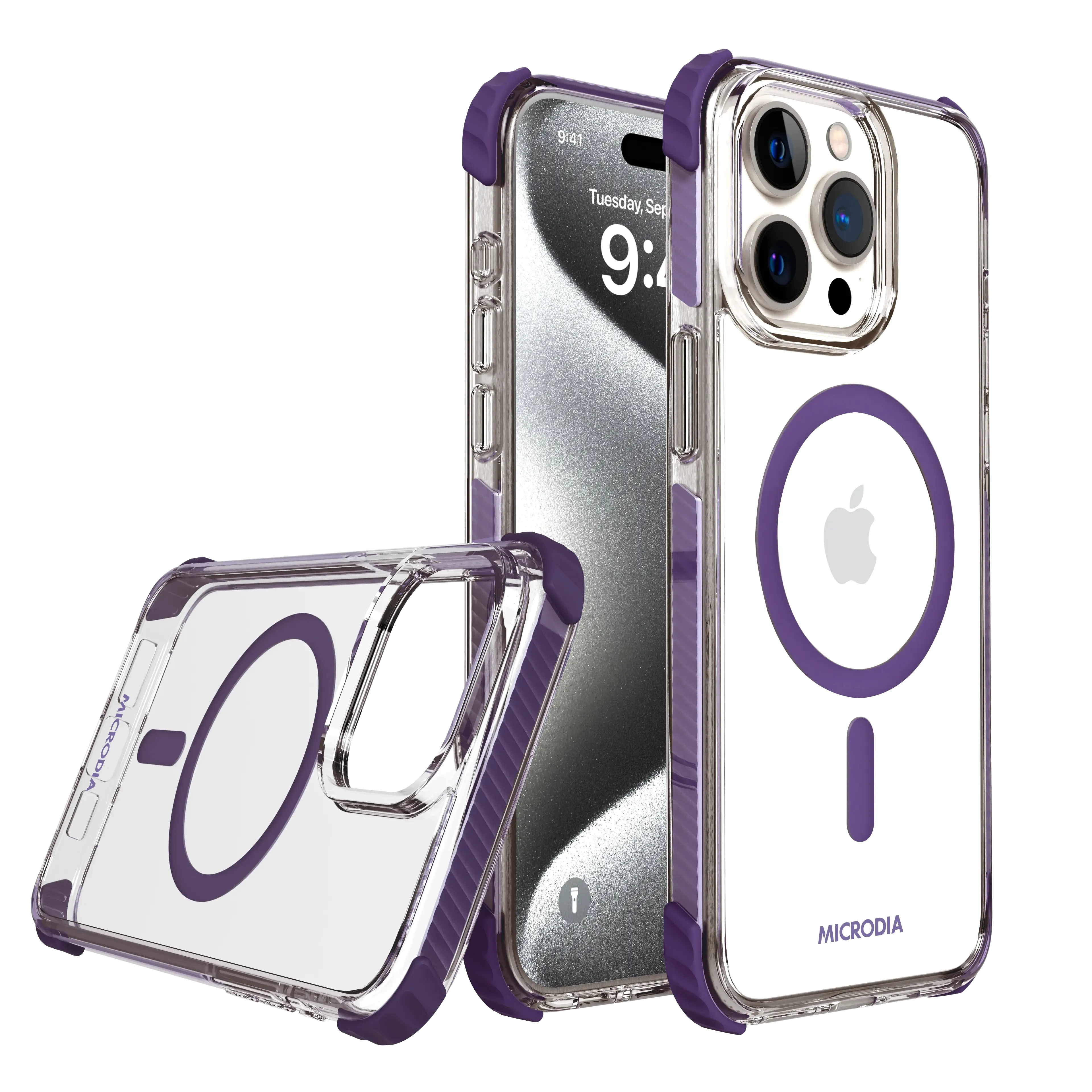 CRYSTAL GEAR Purple iPhone Case