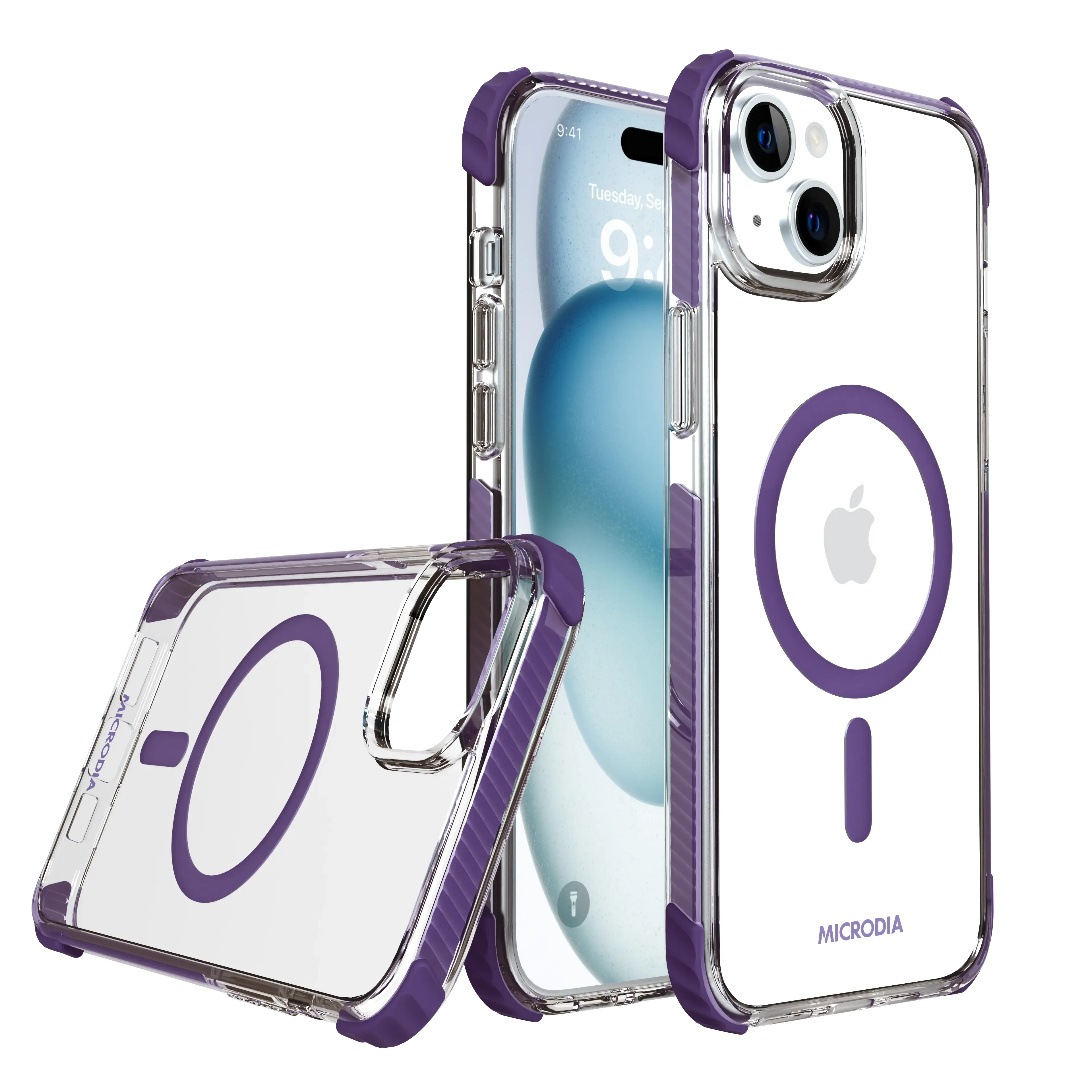 CRYSTAL GEAR Purple iPhone Case