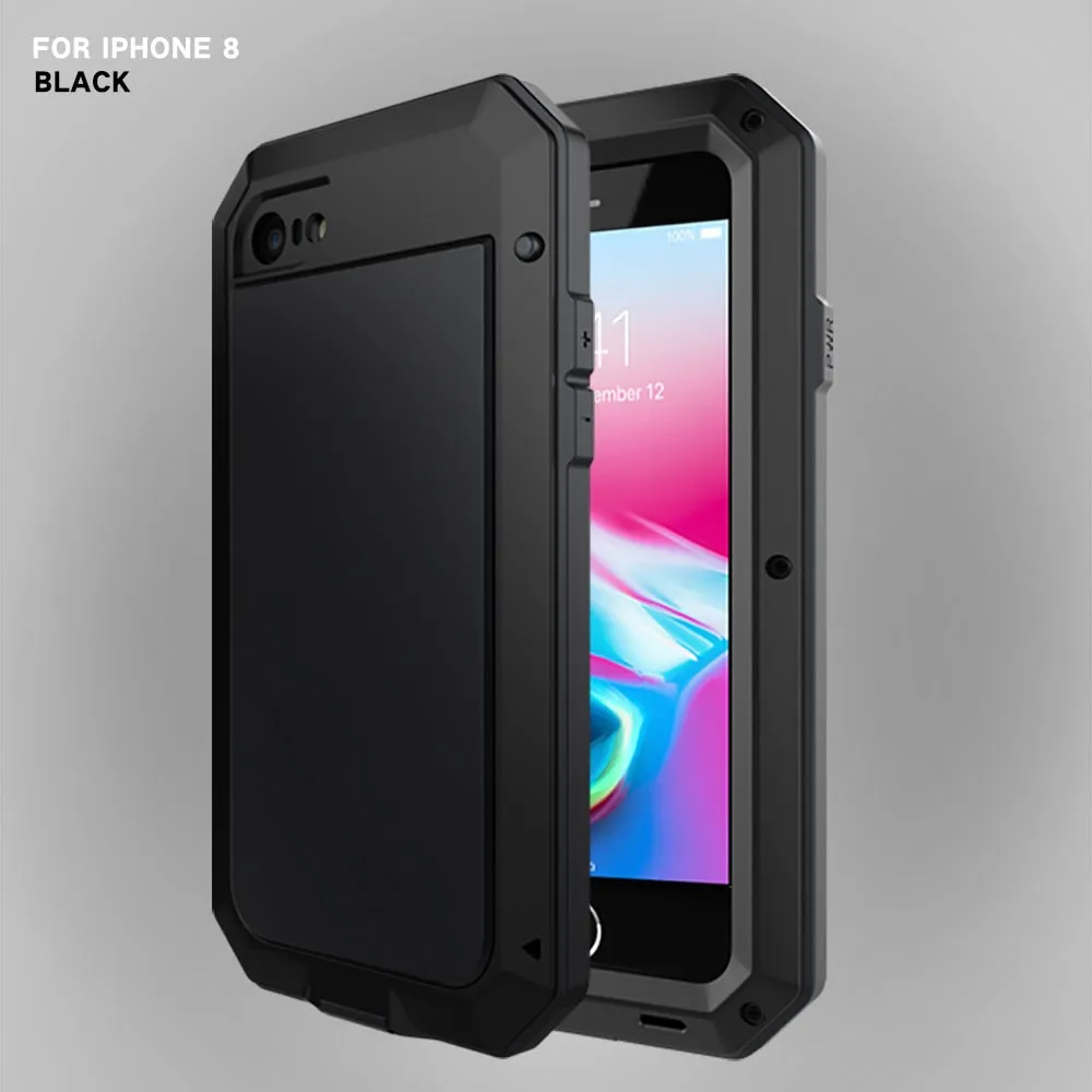 Heavy Duty Protection Metal Phone Case for iPhone