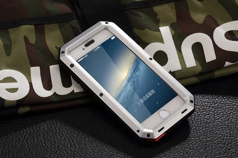 Heavy Duty Protection Metal Phone Case for iPhone