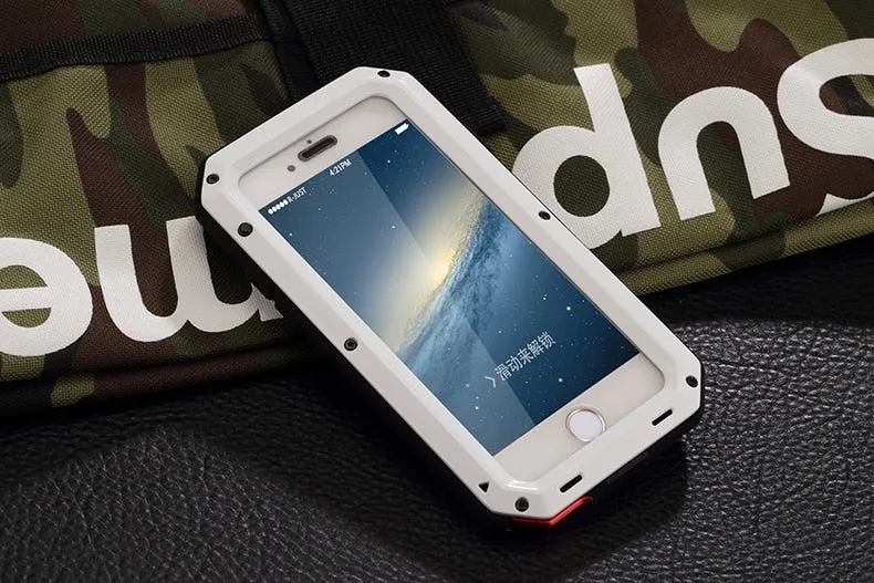 Heavy Duty Protection Metal Phone Case for iPhone