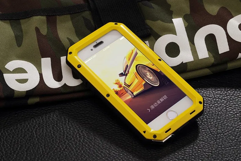 Heavy Duty Protection Metal Phone Case for iPhone