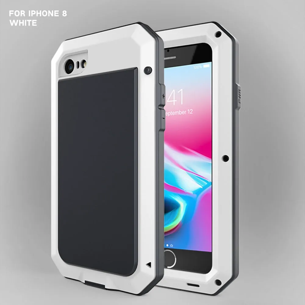 Heavy Duty Protection Metal Phone Case for iPhone