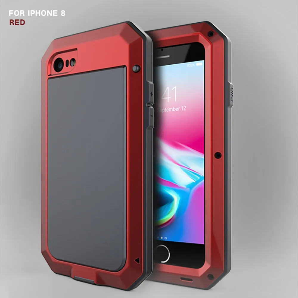 Heavy Duty Protection Metal Phone Case for iPhone