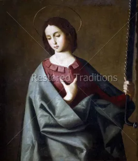 Holy Euphemia – Zurbaran