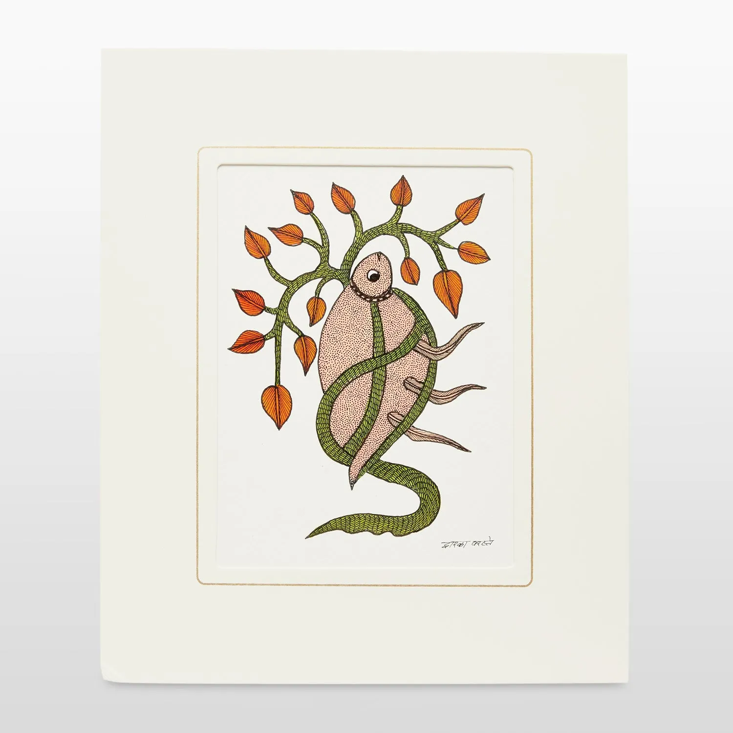 Mount Board Original Gond Art Print