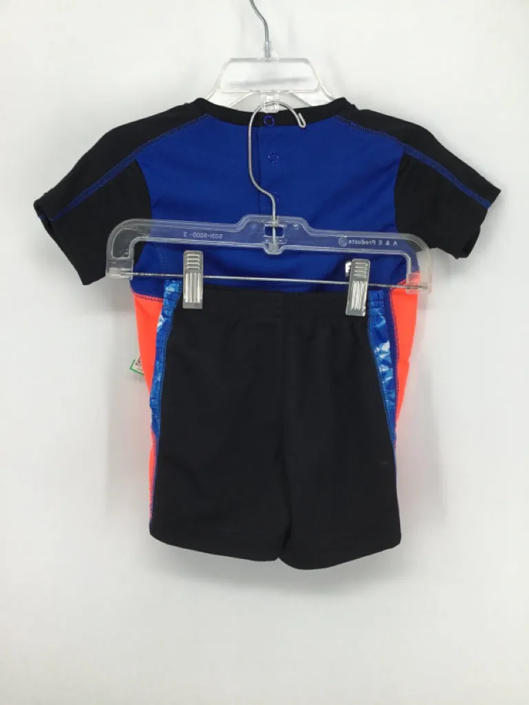 Reebok Child Size 3-6 Months Blue Print Outfit - boys