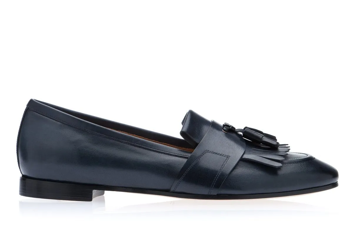 ROMEO TOLEDO NAVY LOAFERS