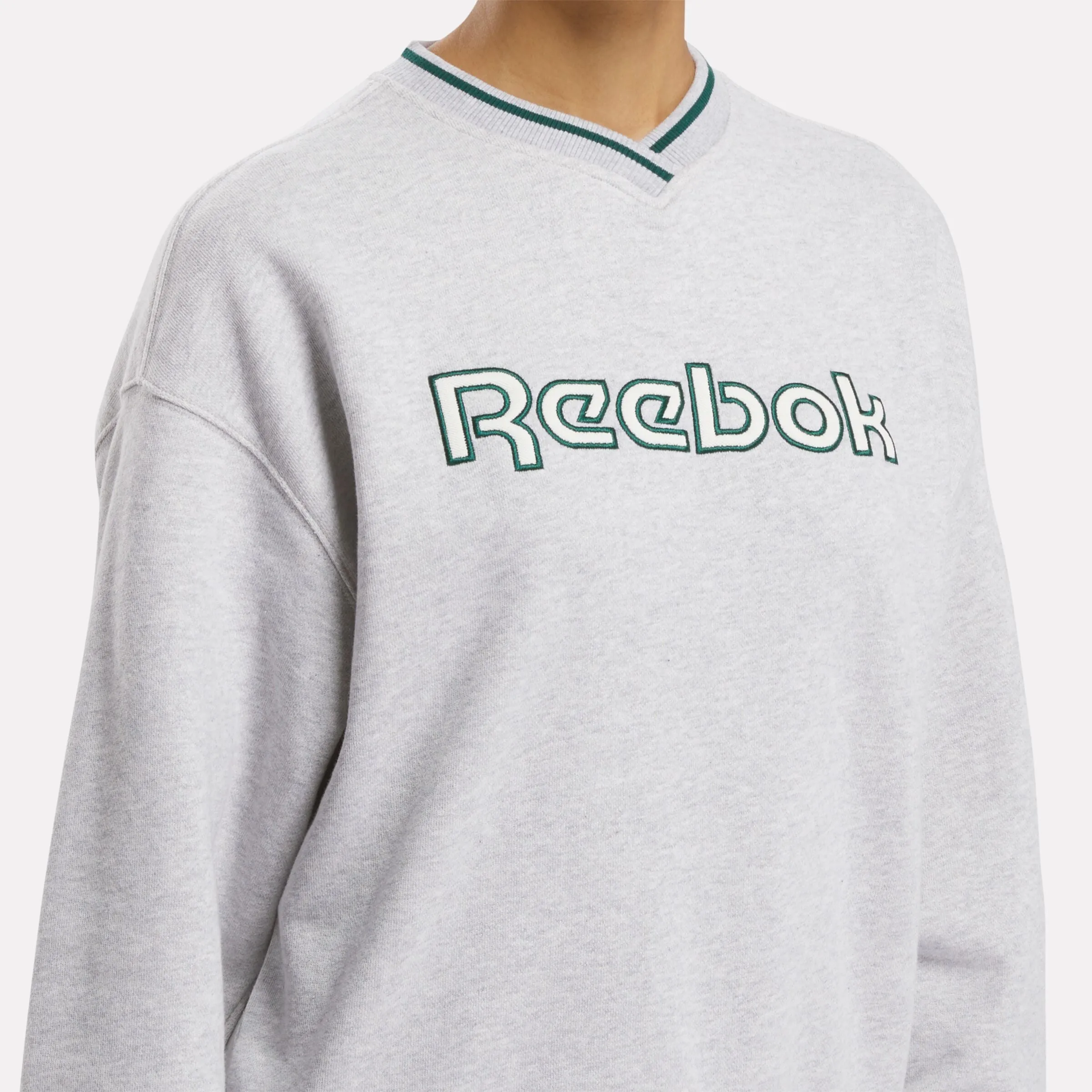 Team Crew Sweatshirt Light Grey Heather