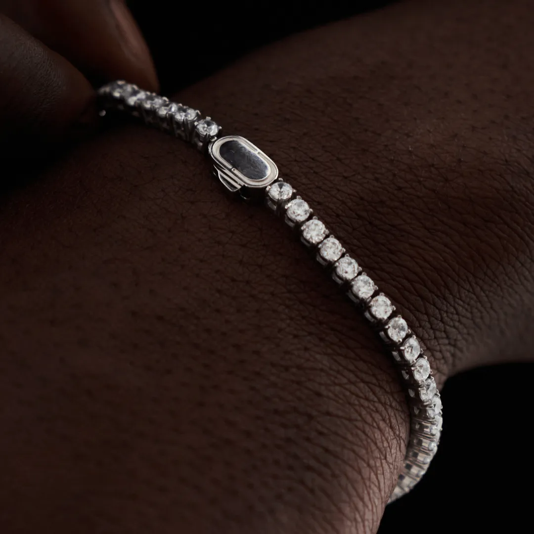 Tennis Bracelet (Silver) 3mm