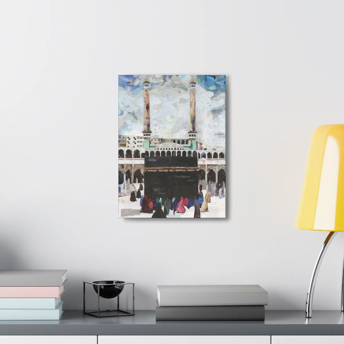 Women of Makkah, Quality Canvas Wall Art Print, Ready to Hang Wall Art Home Decor