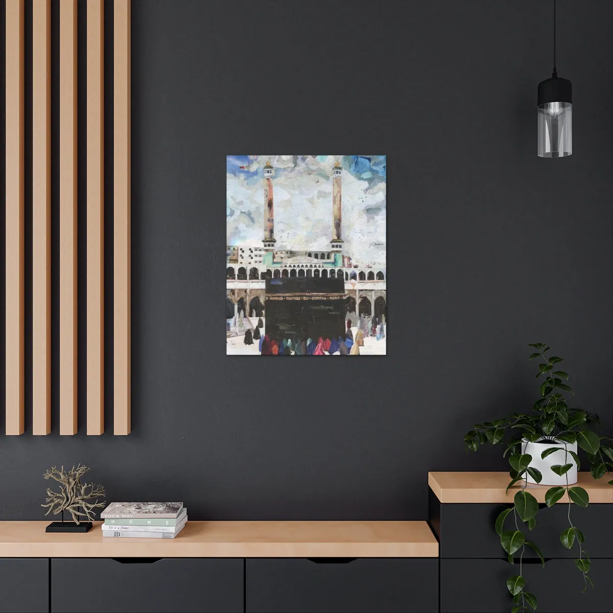 Women of Makkah, Quality Canvas Wall Art Print, Ready to Hang Wall Art Home Decor