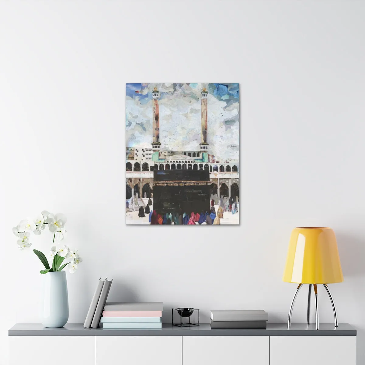 Women of Makkah, Quality Canvas Wall Art Print, Ready to Hang Wall Art Home Decor