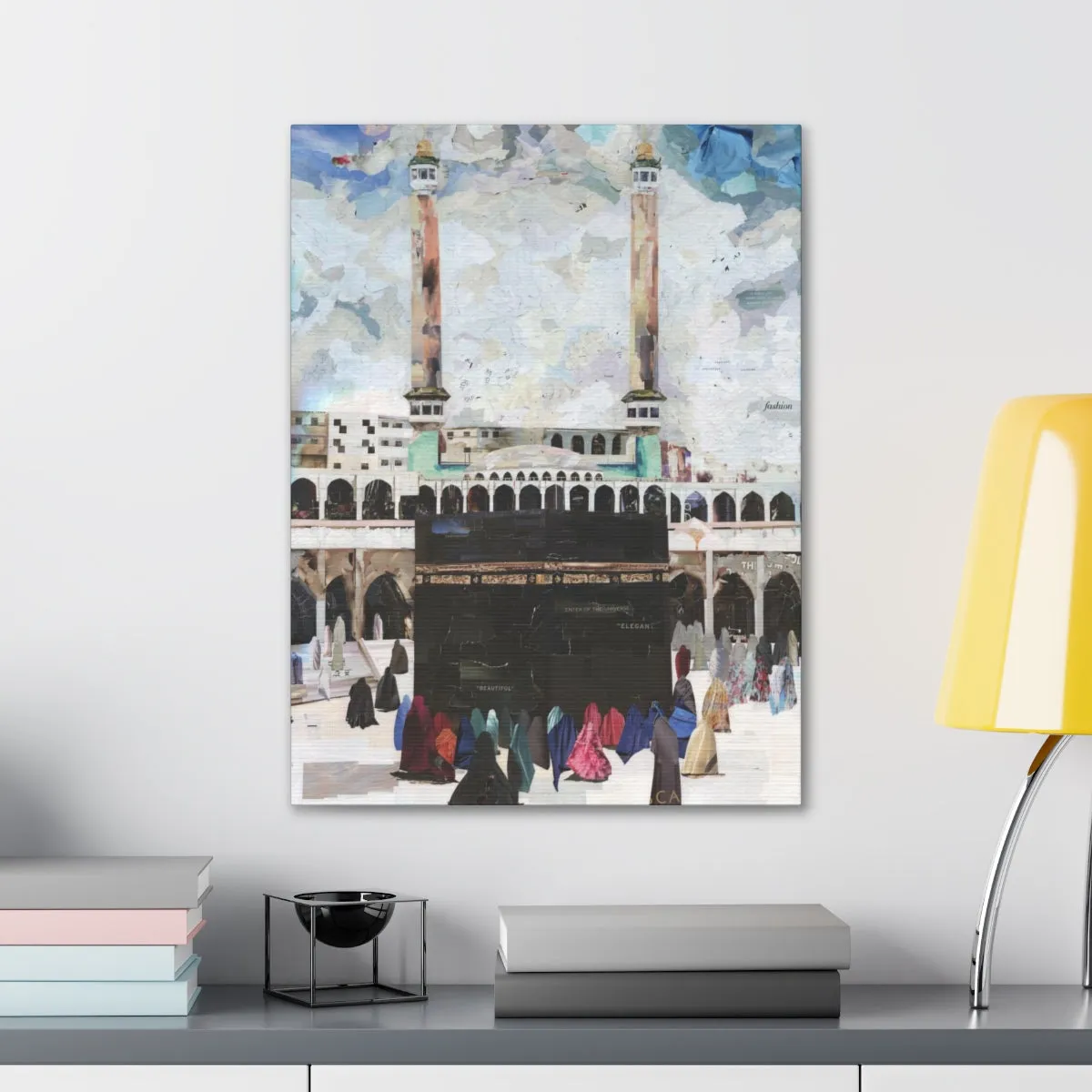 Women of Makkah, Quality Canvas Wall Art Print, Ready to Hang Wall Art Home Decor