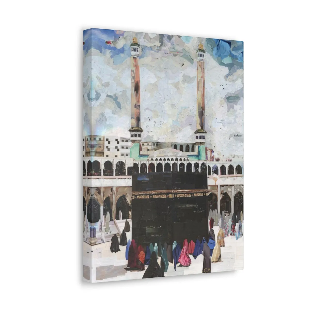 Women of Makkah, Quality Canvas Wall Art Print, Ready to Hang Wall Art Home Decor