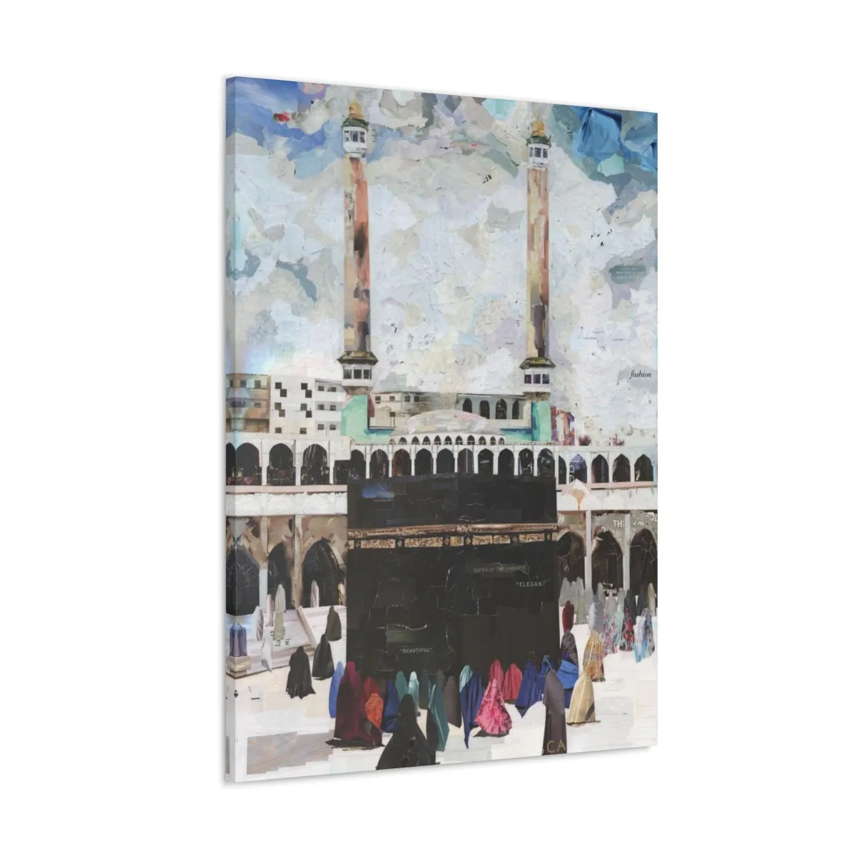 Women of Makkah, Quality Canvas Wall Art Print, Ready to Hang Wall Art Home Decor