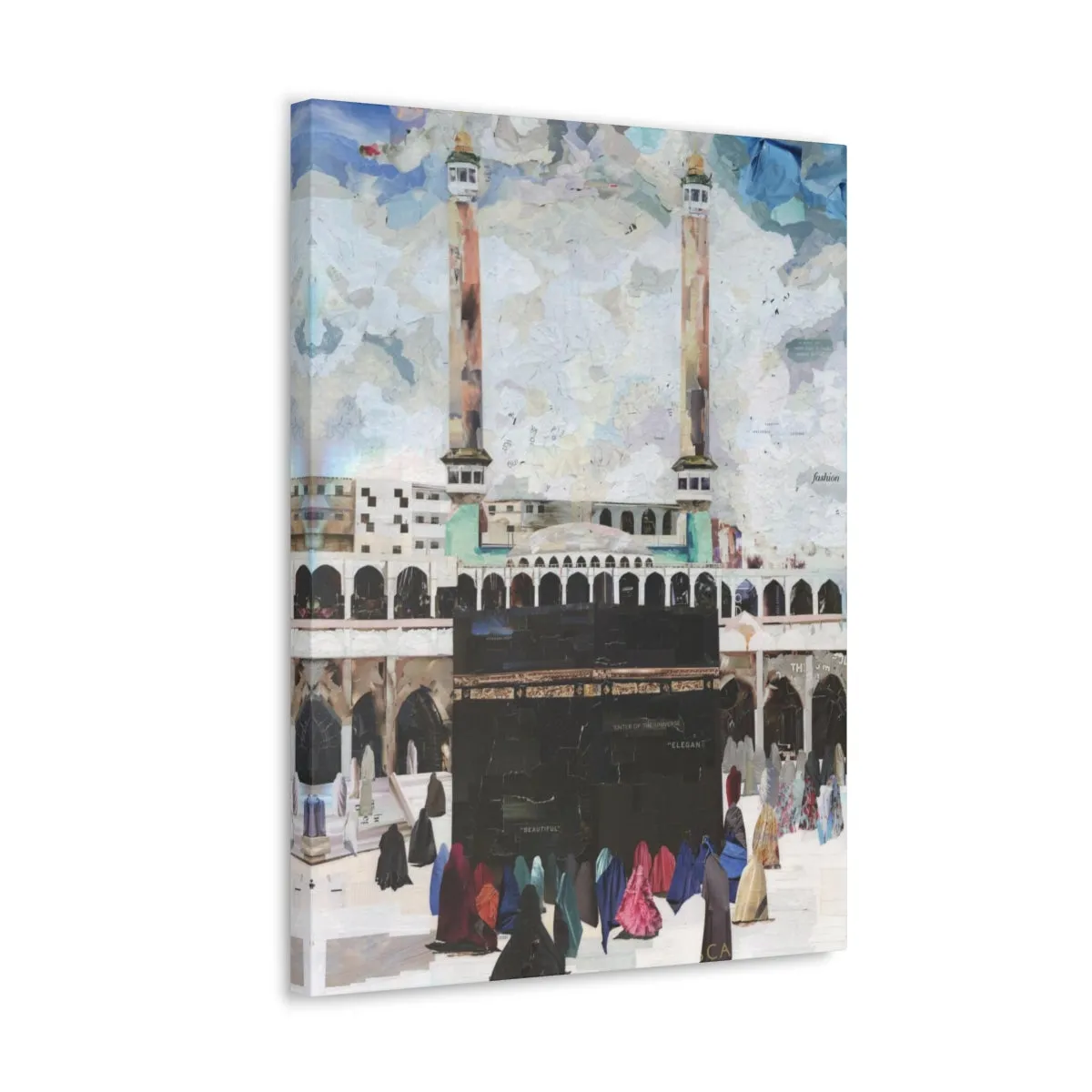 Women of Makkah, Quality Canvas Wall Art Print, Ready to Hang Wall Art Home Decor